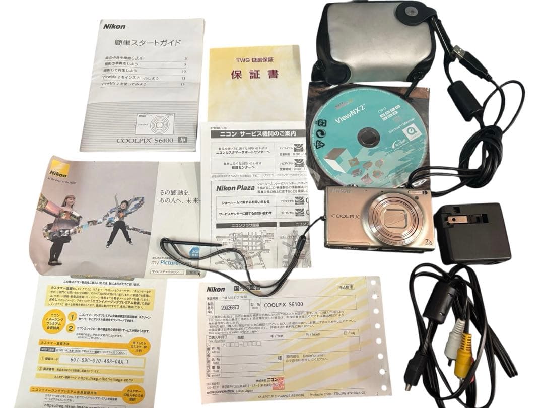 【美品】Nikon COOLPIX S6100SL シルバー デジカメ 動作品