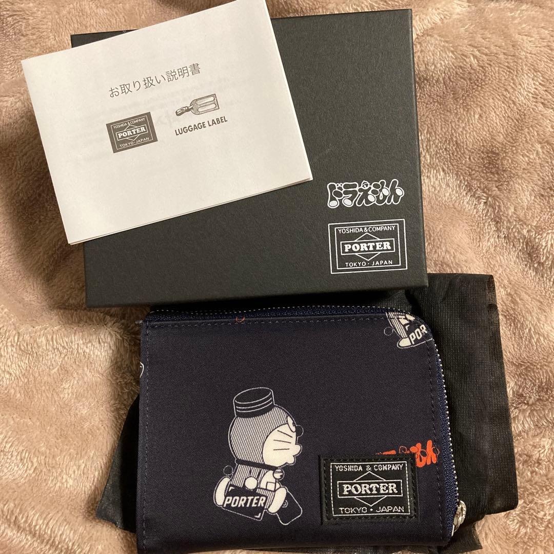ドラえもん×PORTER マルチウォレット 美品