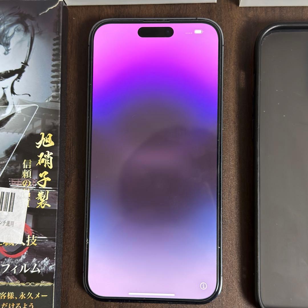 【極美品】 iPhone 14 Pro Max 256G simフリー　パープル