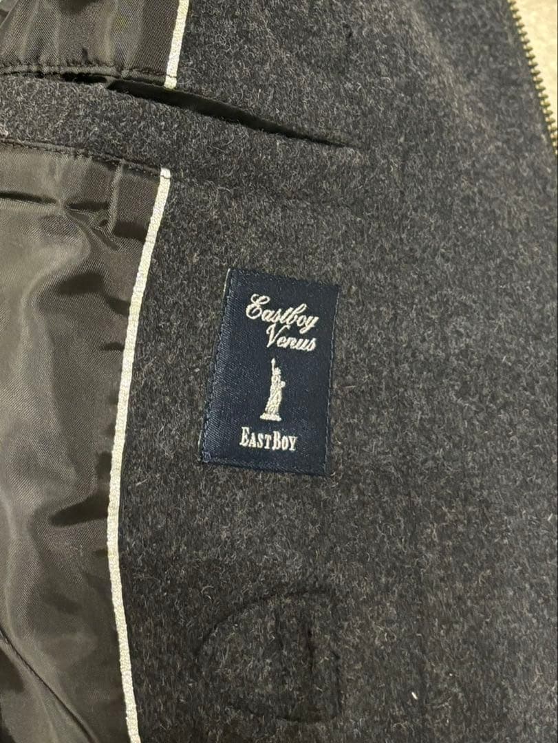 【美品】EAST BOY Venus ダッフルコート11号〈アンゴラ混〉