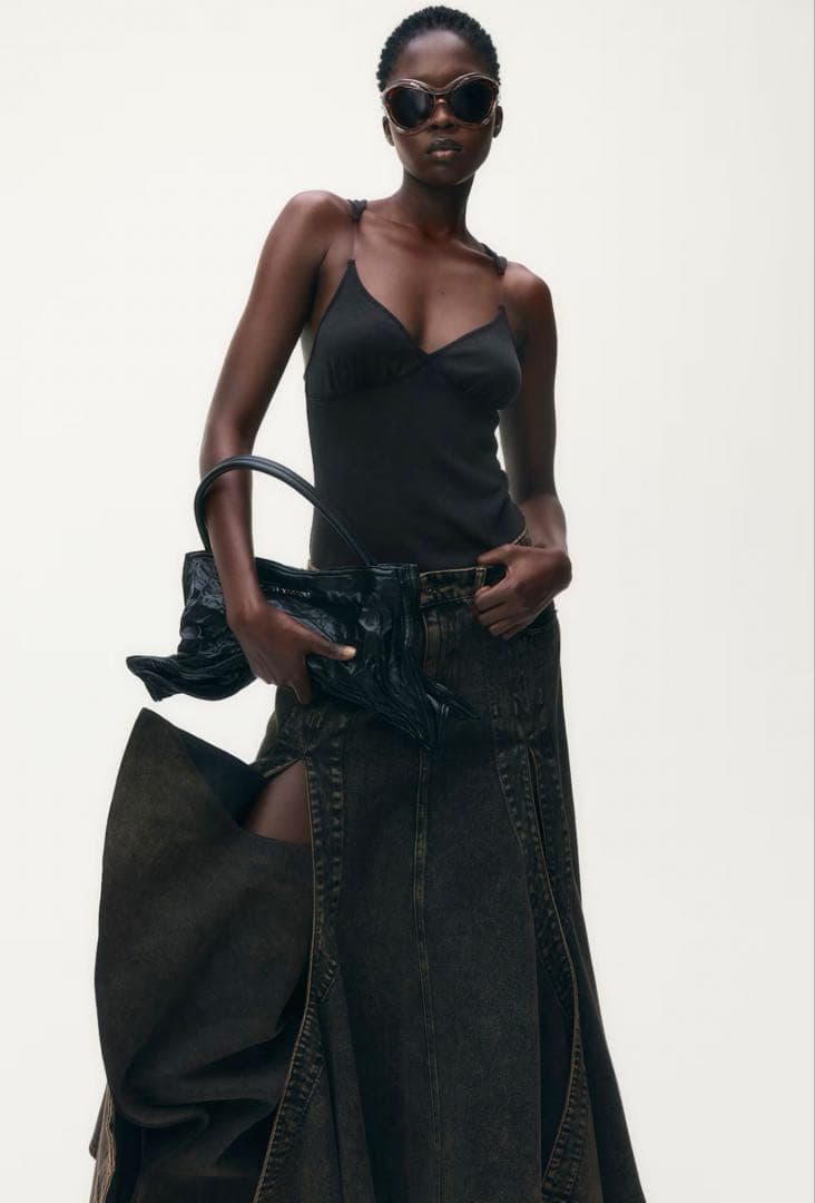 ハンガー付き Glenn Martens  リブタンクトップキャミソール