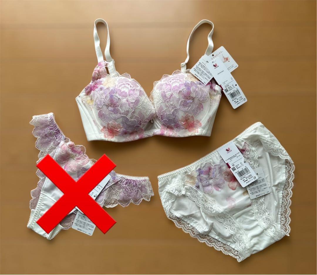 Wacoal ワコール ハグするブラ ピンク D70/M ブラショーツセット