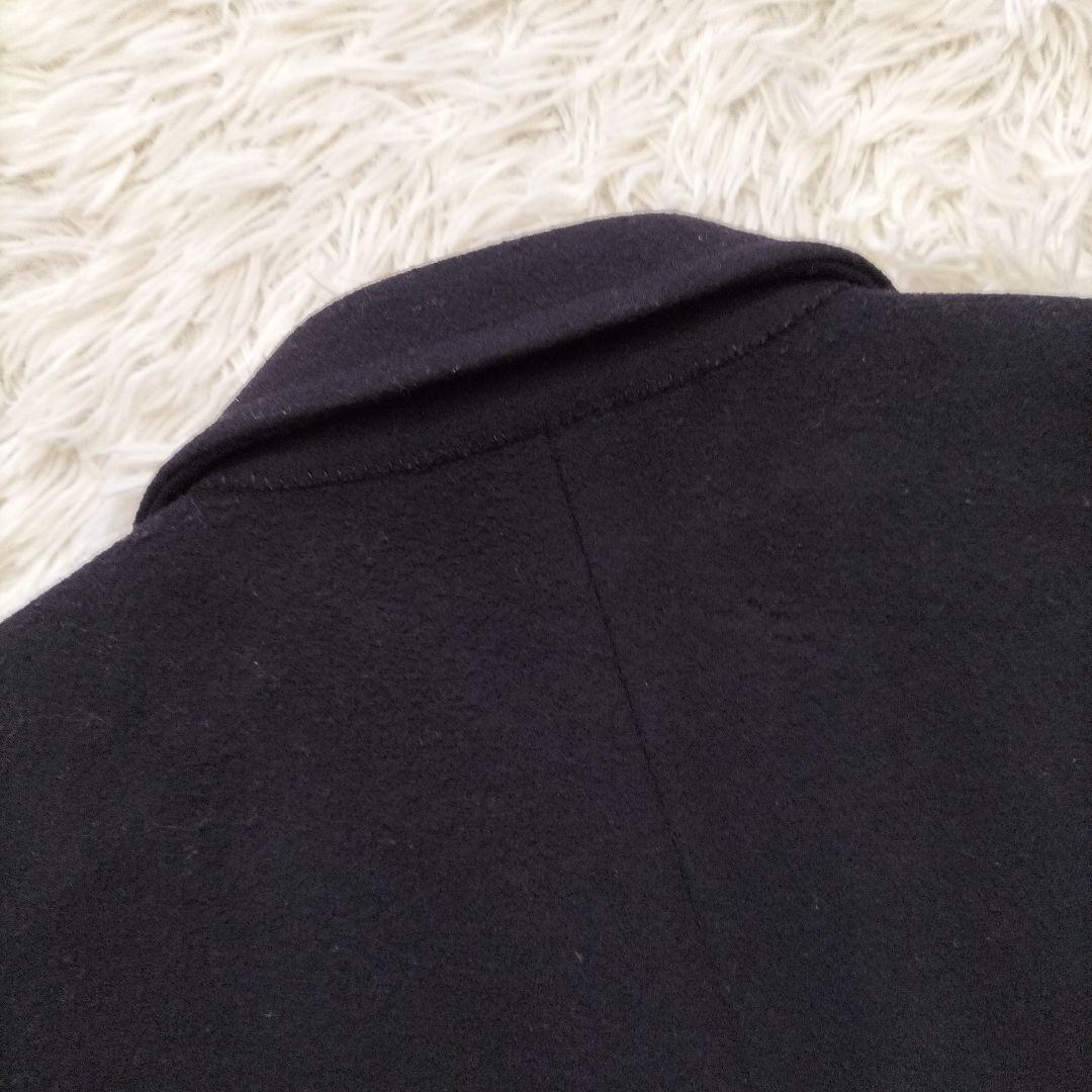 ブルックスブラザーズ　カシミヤ混　チェスターコート　ロング　ラム　ネイビー