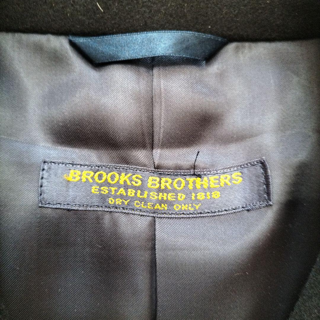 ブルックスブラザーズ　カシミヤ混　チェスターコート　ロング　ラム　ネイビー