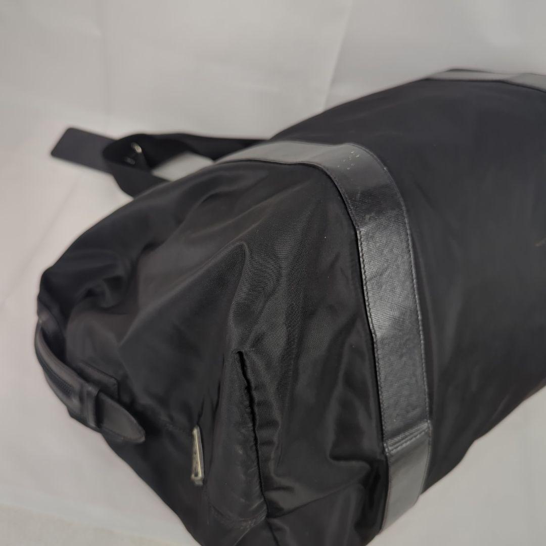 PRADA プラダ ナイロン ボストンバッグ 三角 ロゴ プレート