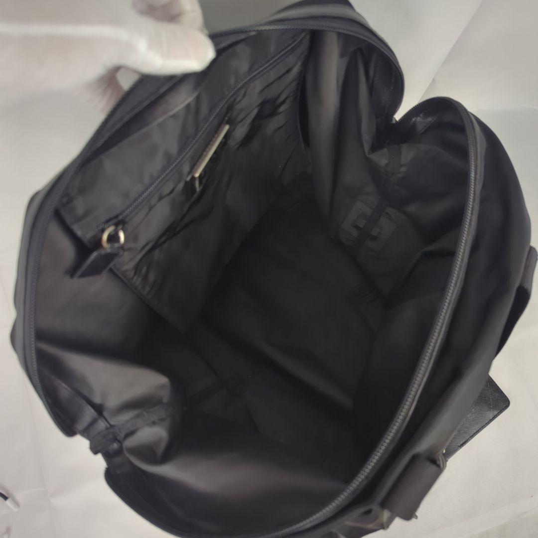 PRADA プラダ ナイロン ボストンバッグ 三角 ロゴ プレート