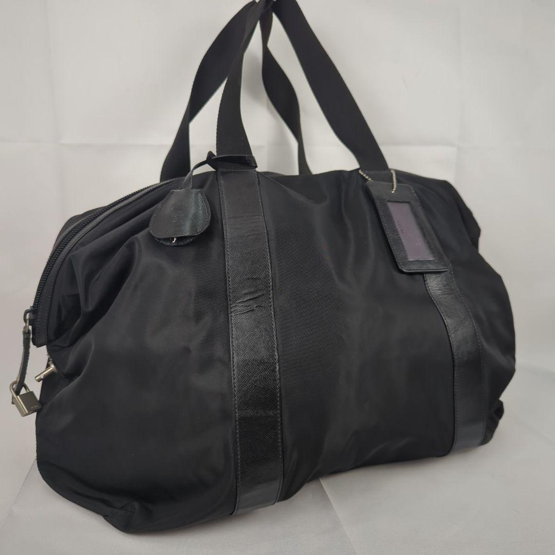 PRADA プラダ ナイロン ボストンバッグ 三角 ロゴ プレート