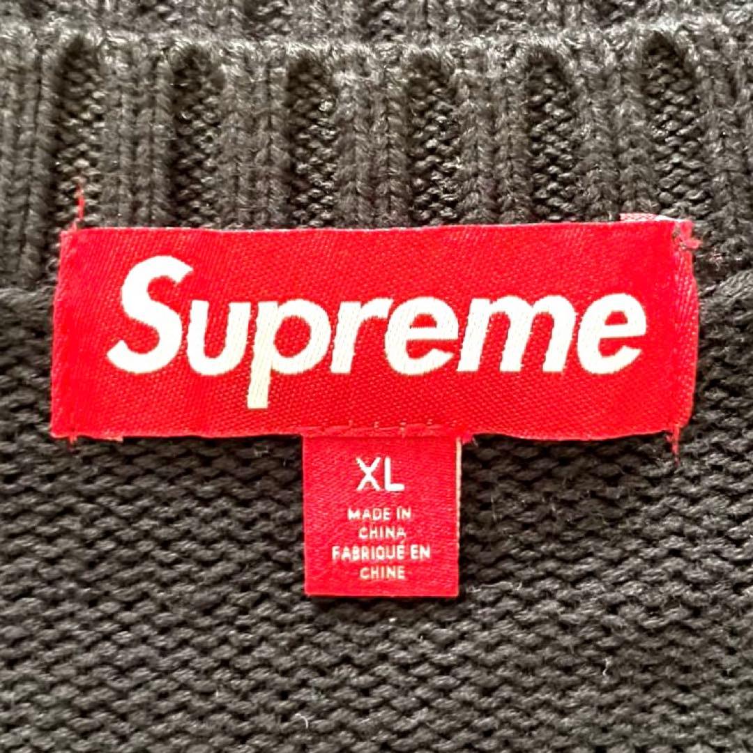 【極美品】Supreme シュプリーム ニット セーター 24SSブラック XL