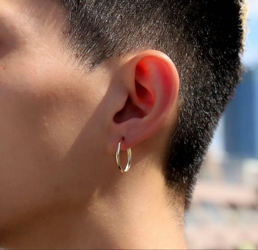 AVALANCHE 10K イエローゴールド ピアス N20mm