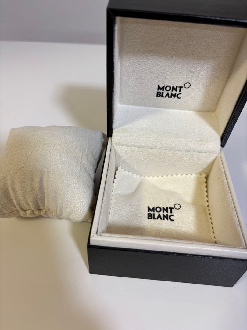 Montblanc モンブラン ブルー サファイア ステンレススチール バングル