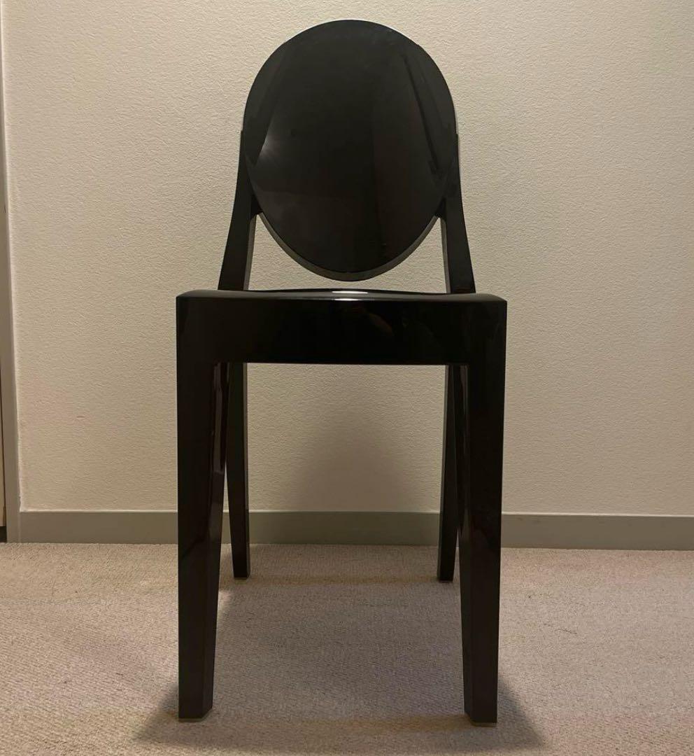 ➕値下げ❣️カルテルKartel正規品ヴィクトリアゴースト黒1脚椅子チェア