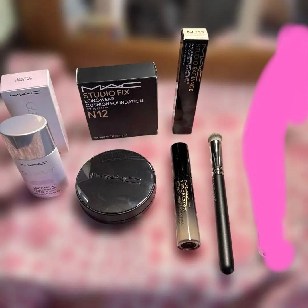 MAC マック 4点セット 下地 ファンデ コンシーラー ブラシ