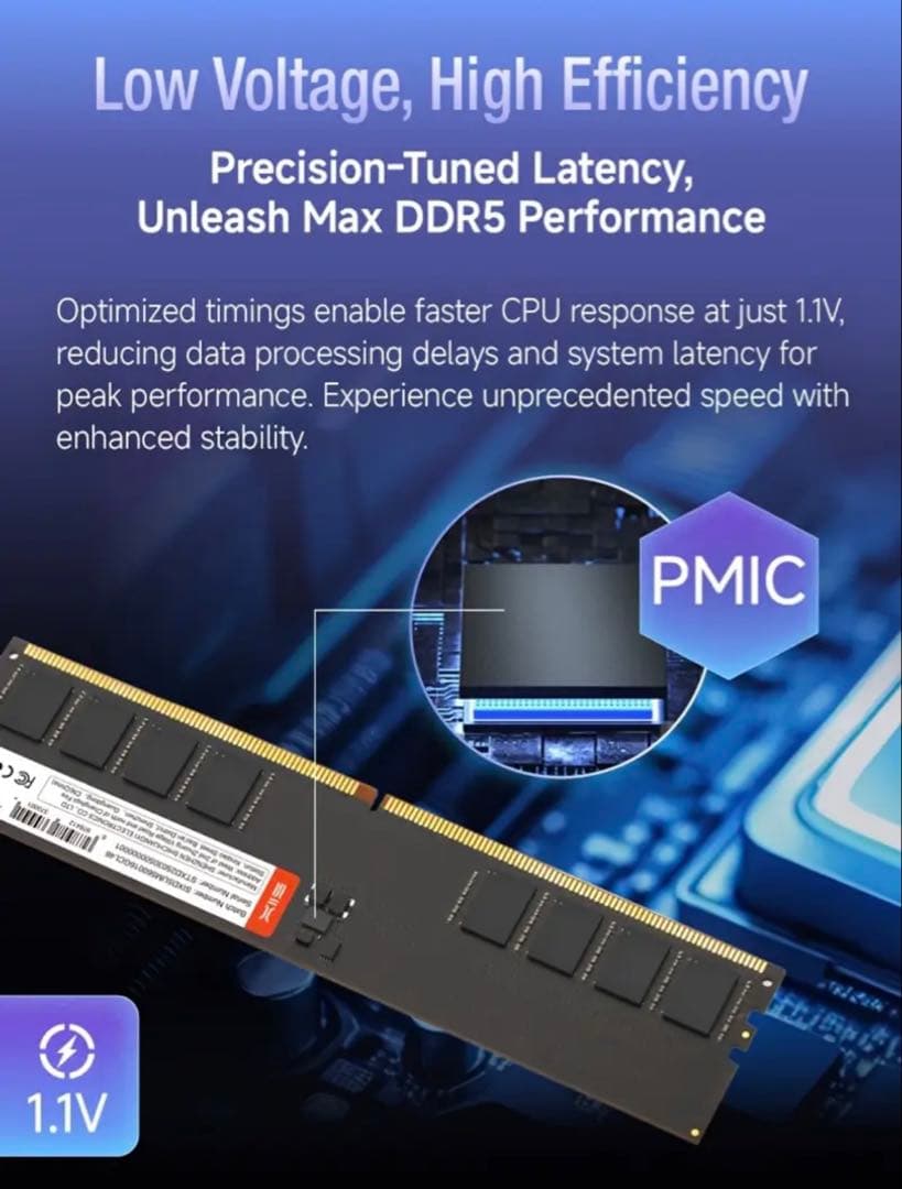 メモリー DDR5 RAM 64GB 32GBx2 5600 UDIMM