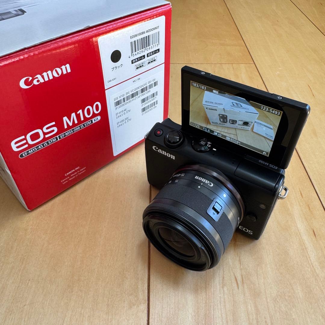 Canon EOS M100 ミラーレスカメラ セット