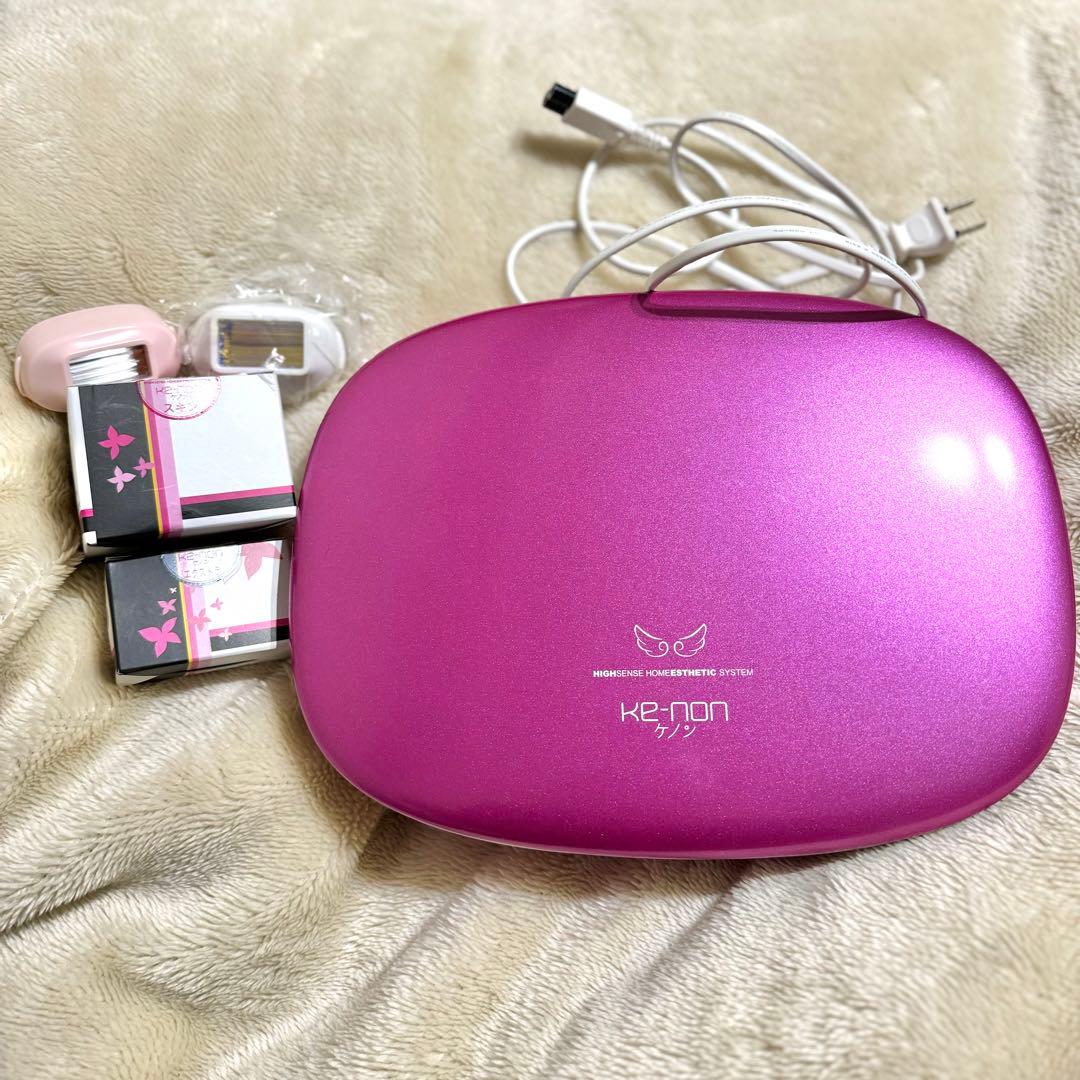 ケノン 家庭用脱毛機 カートリッジ4つ付き