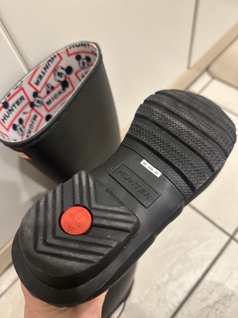 ☆ HUNTER ☆disneyミッキーマウス レインブーツ