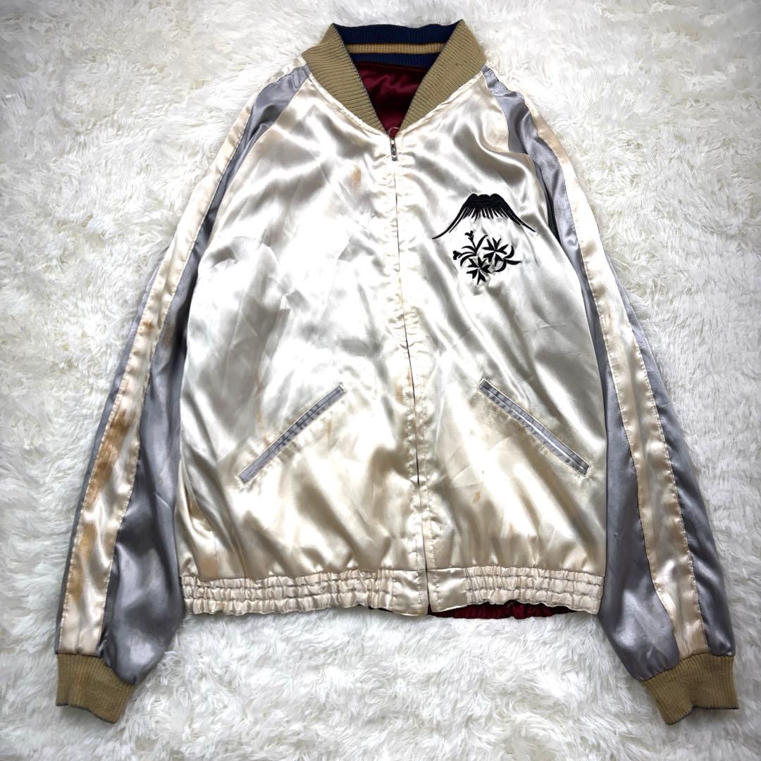 テーラー東洋 スカジャン リバーシブル スーベニアジャケット 鷲 日本地図 L