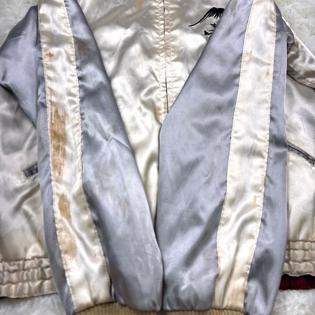 テーラー東洋 スカジャン リバーシブル スーベニアジャケット 鷲 日本地図 L