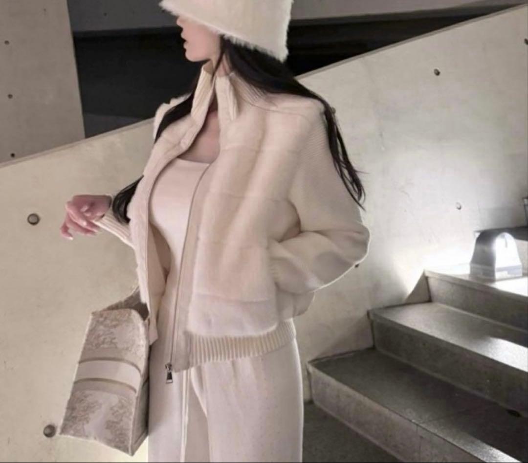 DHOLIC ダウンコート　エコファーダウンジャンパー