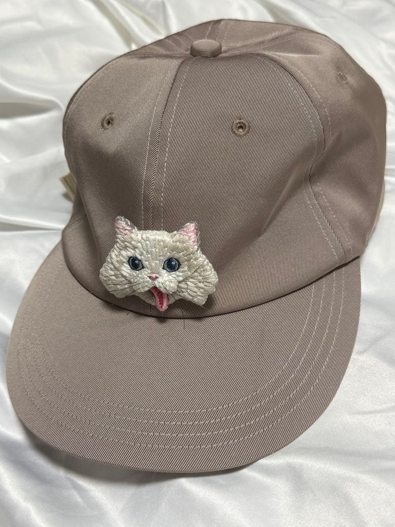 CA4LA ニャーCAP 2 レア 猫 ライトベージュ