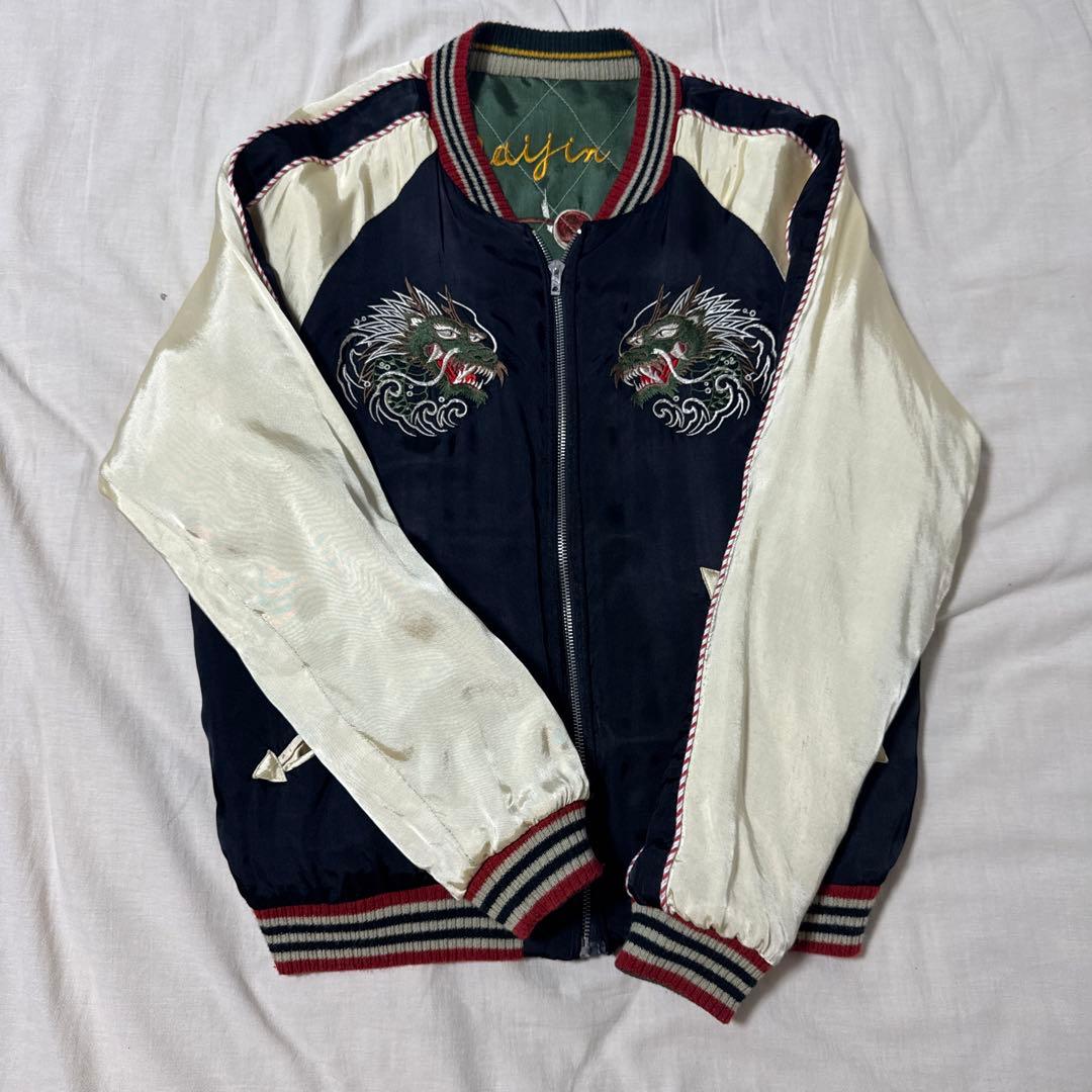 刺繍スカジャン クロップドヘッズ テーラー東洋 アメカジ