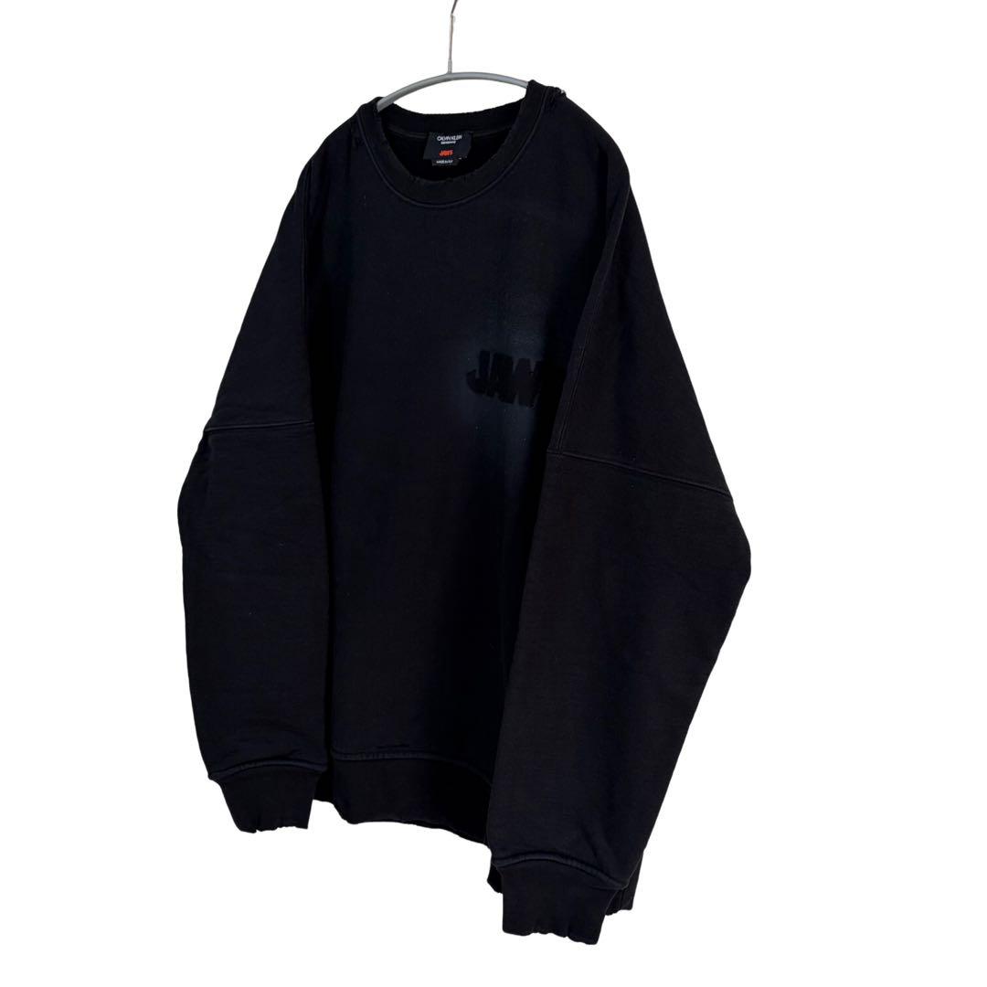 N-777   ラフシモンズ期　ダメージ加工スウェット