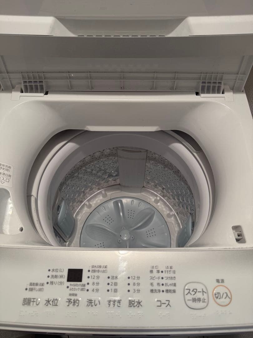 メーカー正規品2023年製TOSHIBA 縦型洗濯機AW-6GA2 6kg