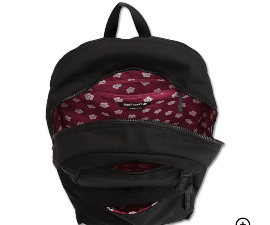 オールブラックシンプルロゴ リュックL