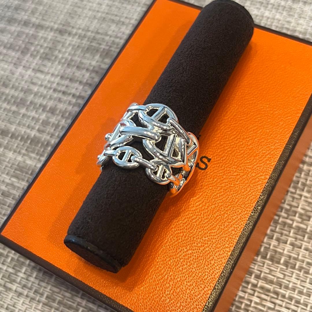 【新品・未使用】エルメス リング シェーヌダンクルアンシェネ GM 52サイズ