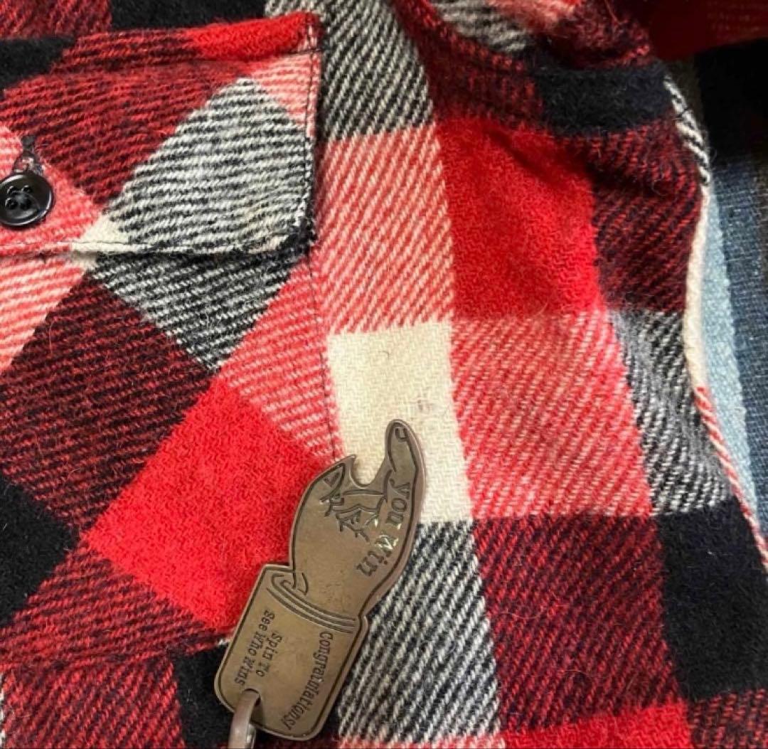 V*r様 FIVE 5 BROTHERファイブ ブラザー ウールチェックシャツ