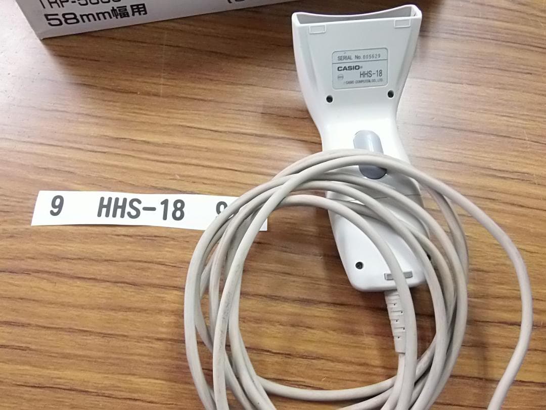 999CASIO　カシオ　レジスター ハンド　スキャナー　HHS-18　中古品
