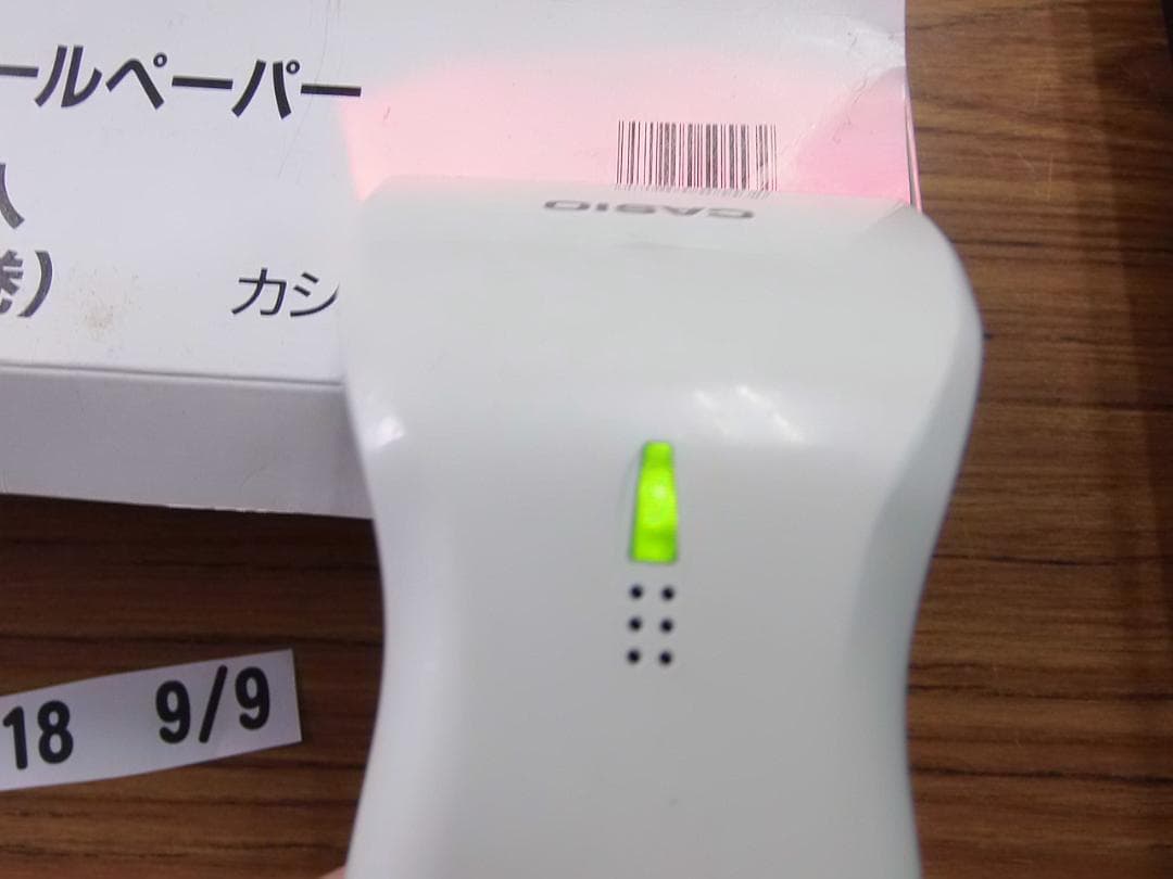 999CASIO　カシオ　レジスター ハンド　スキャナー　HHS-18　中古品
