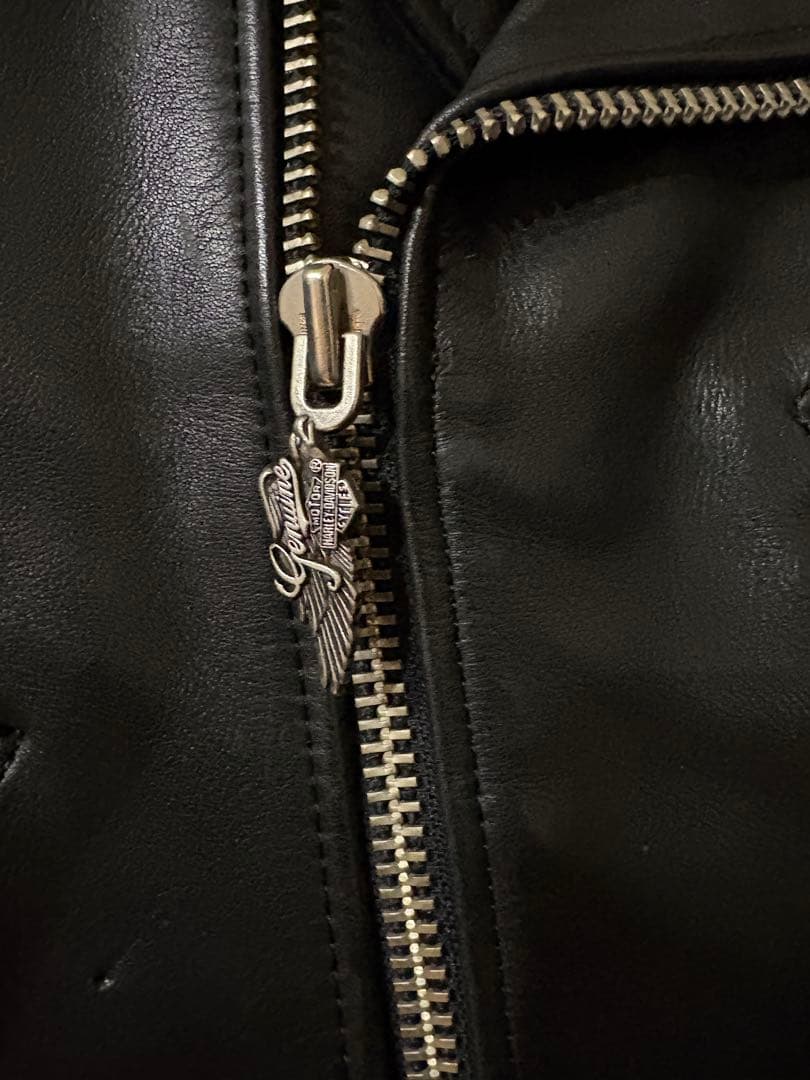 訳あり　ハーレーダビッドソン ダブル ライダースジャケット S