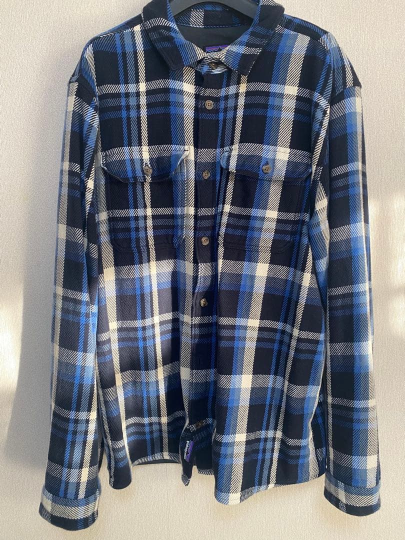 patagonia メンズ　フィヨルド　フランネルシャツ　L