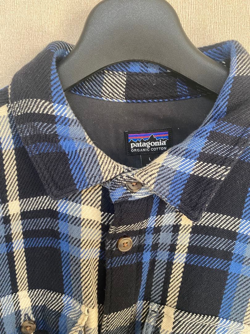 patagonia メンズ　フィヨルド　フランネルシャツ　L