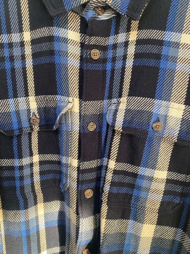 patagonia メンズ　フィヨルド　フランネルシャツ　L