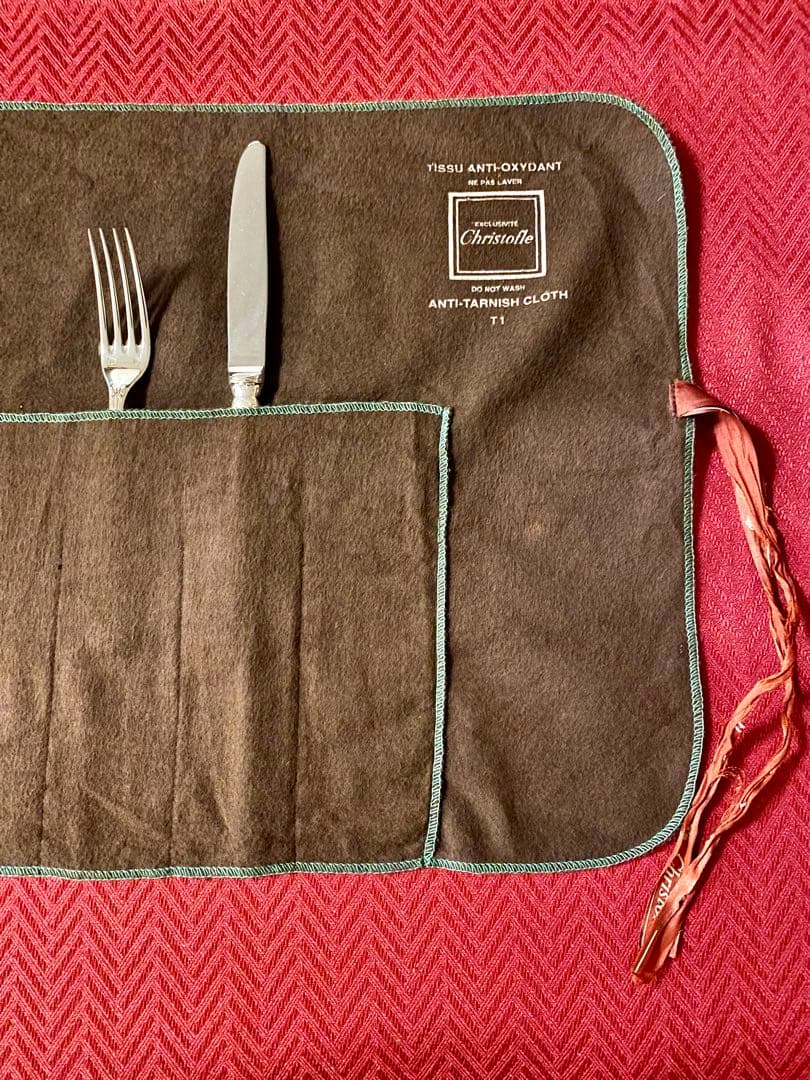 【三姉妹さま専用商品】クリストフル パール カトラリーセット＆純正保管袋