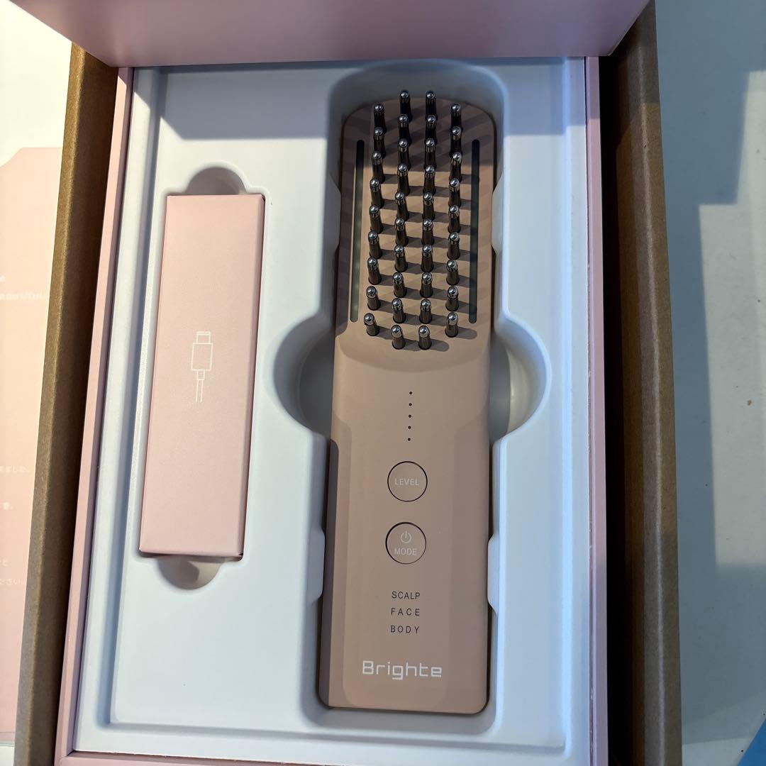 Brighte ELEKII BRUSH+ 美顔器 ピンク