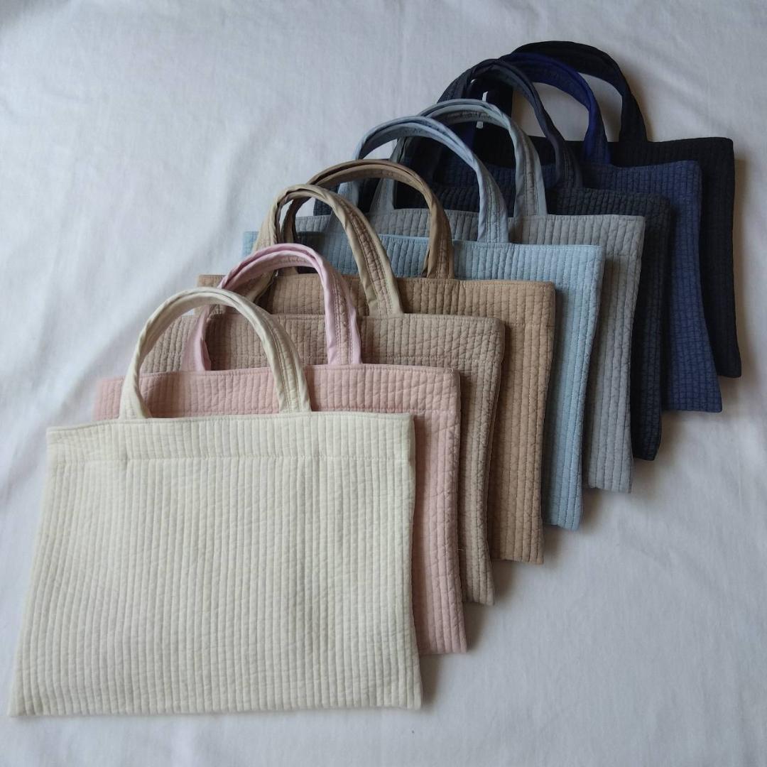 サイド＆内ポケットハンドル短め マグ 底板ヌビ☆オフィストート☆B ヌビバッグ