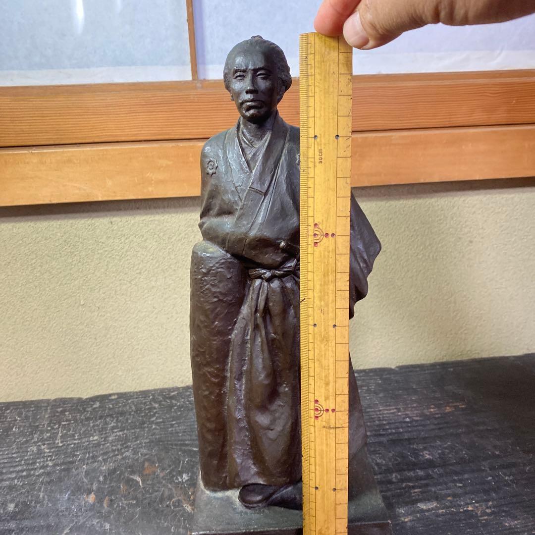 専用　喜多敏勝作　銅器　坂本龍馬像　31cm9cm12.5acm
