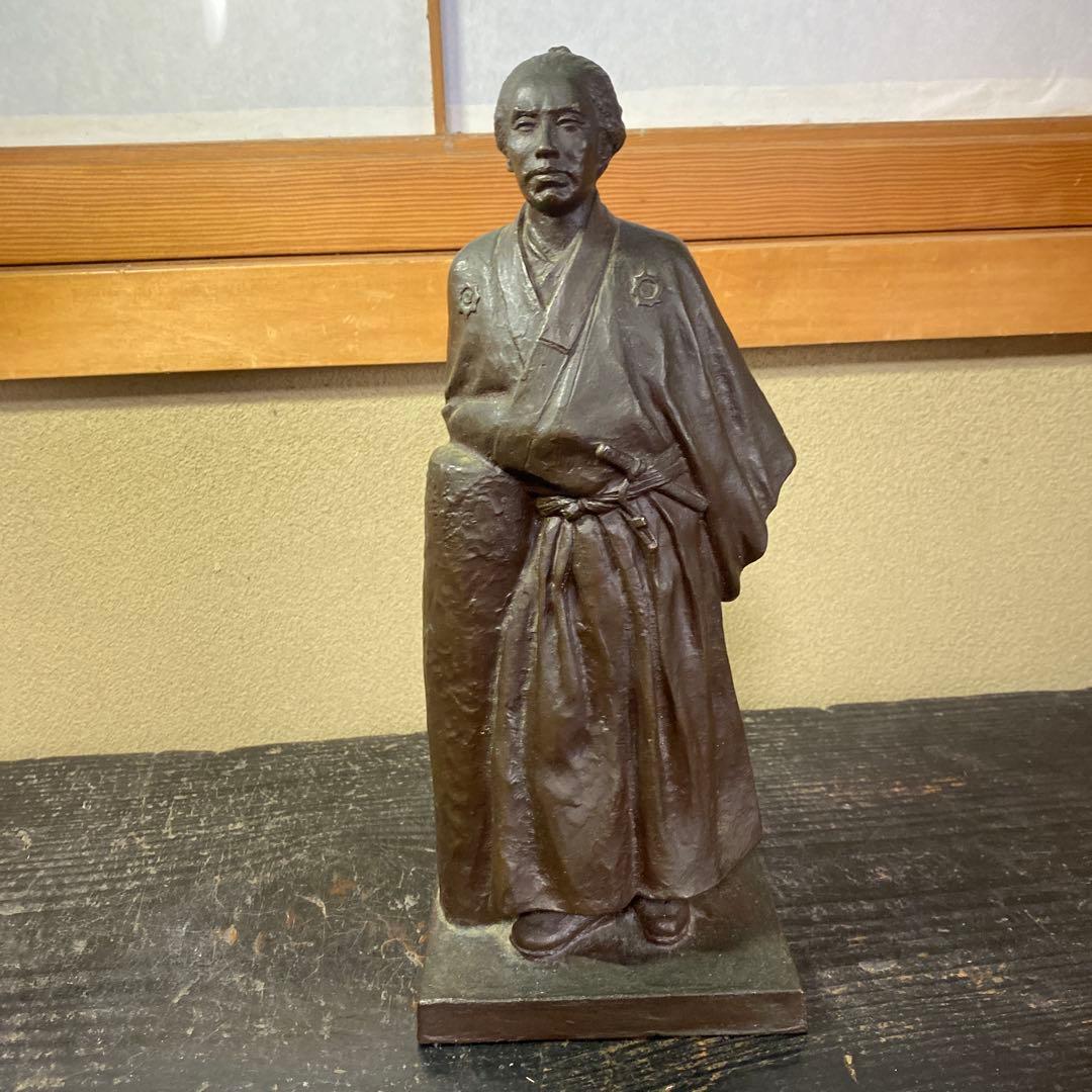 専用　喜多敏勝作　銅器　坂本龍馬像　31cm9cm12.5acm