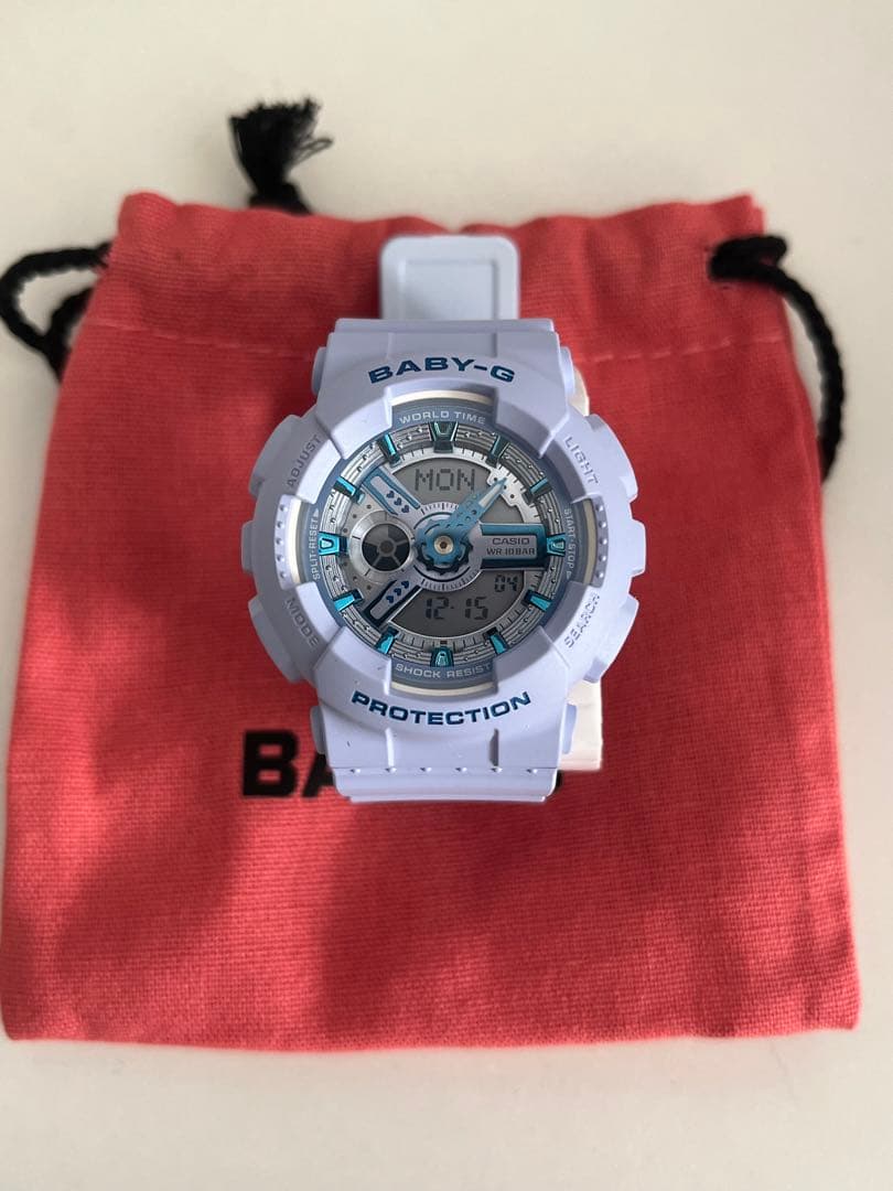 CASIO BABY-G デジタル腕時計 ブルー BA-110 5338