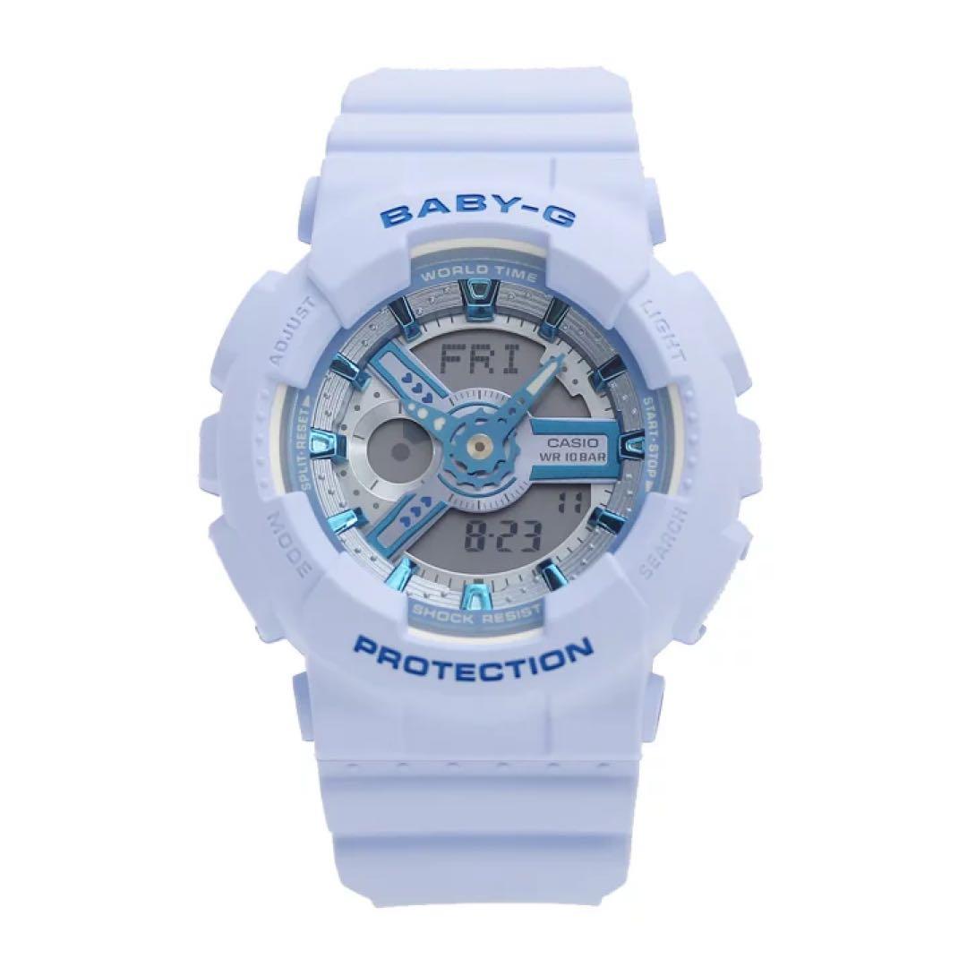 CASIO BABY-G デジタル腕時計 ブルー BA-110 5338