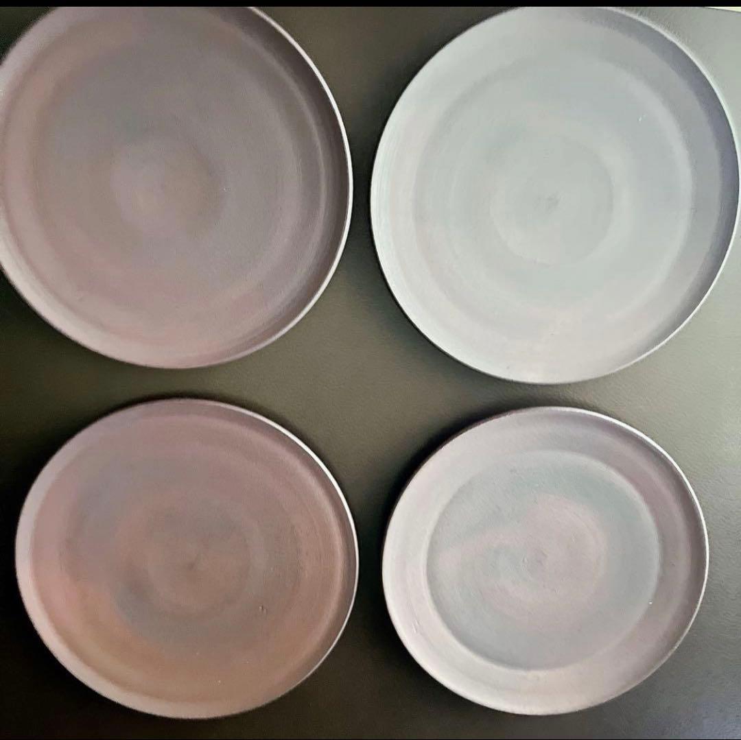 二階堂明弘　24センチ皿　美品　４枚セット 陶器 皿