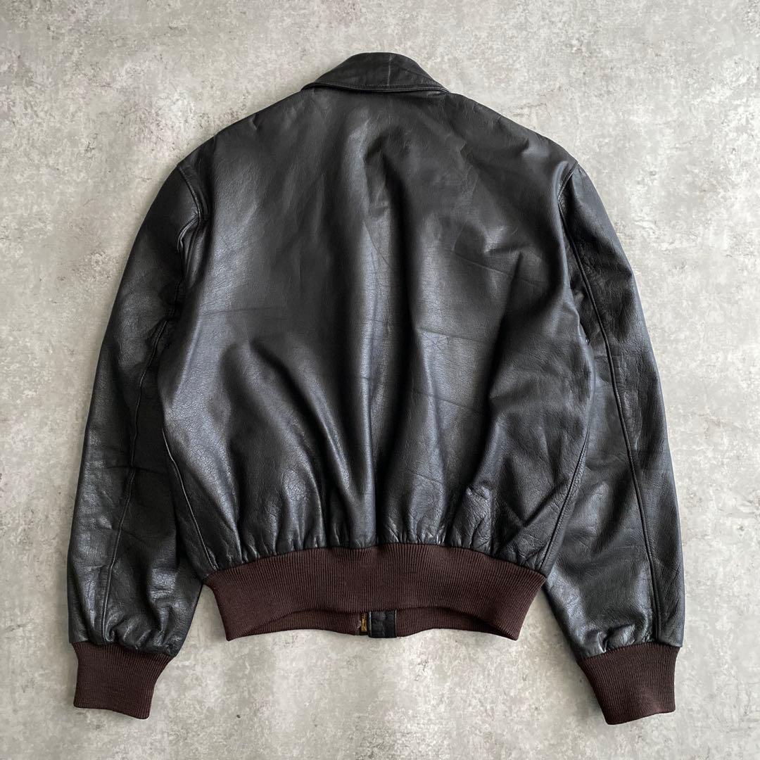 80s 90s L.L.Bean A-2 レザー ジャケット USA製 40