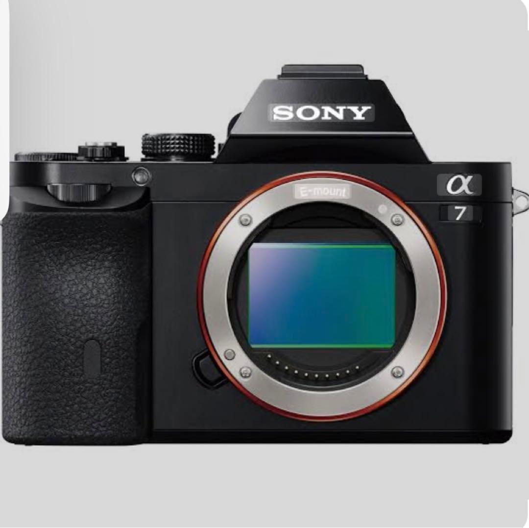 sony α7 ILCE-7 ミラーレス　デジタル一眼レフカメラ　アダプター付き