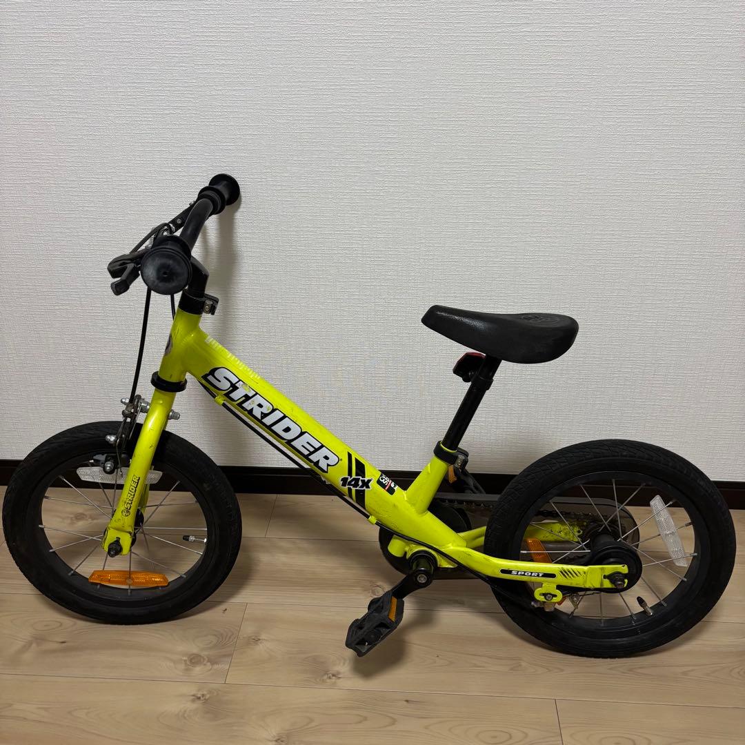 STRIDER 14X 幼児用自転車 ライムイエロー