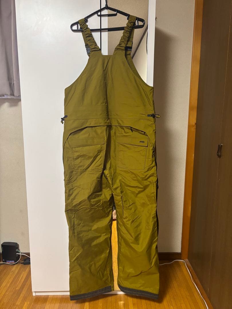 美品！24-25 GREEN CLOTHING BIB PNTS