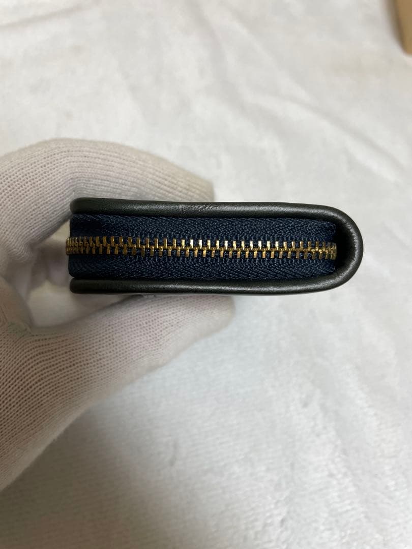 GANZO ガンゾ GH5 ラウンドファスナー 小銭入れ ケース ネイビー