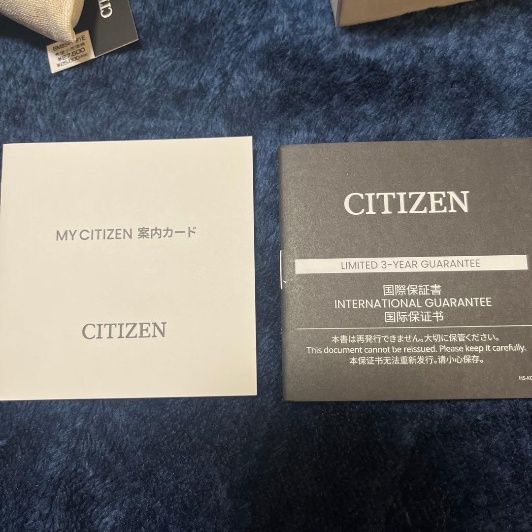 CITIZENシチズンレコードレーベルプロトタイプ流通限定 BM8541-91E